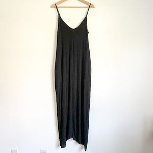 Lovestitch Black Gauze Maxi Dress